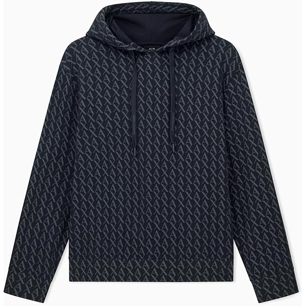 ジャケット・アウター Armani exchange double zip wool jacket Armani Exchange Men's All over Jacquard Jacket, Dark Navy/Black